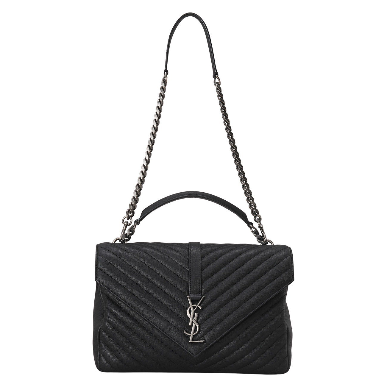 YVES SAINT LAURENT(USED)생로랑 600278 모노그램 컬리지